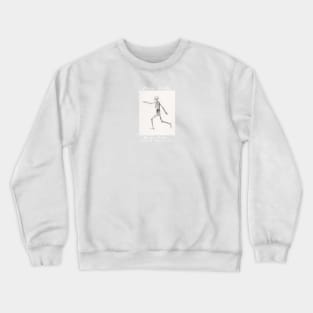 Human Skeleton, Lateral View, George Stubbs Crewneck Sweatshirt